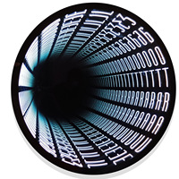 Boîte à lumière LED personnalisée 3D RGB Infinity Abyss Mirror, décoration murale d'ambiance pour fêtes, bars, KTV, clubs, maisons et usage commercial