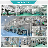 Cuves de mélange cosmétiques en acier inoxydable 500L 1000L avec agitateur, moteur et pompe pour produits à haute viscosité