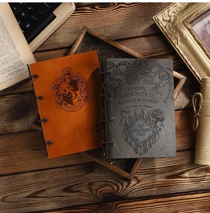 Taccuino da viaggio in pelle in goffratura in bianco con Logo con rilegatura in stile Vintage per viaggiatori stampati all'ingrosso personalizzati - Product Image 3