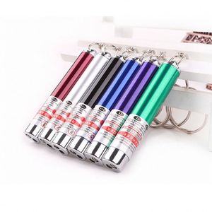 LED Laser Pointer Cat Interactive Toy <b>Usb</b> Red Light Cat <b>Mouse</b> Electric Cat Toys With Metal Keychain - Product Image 2