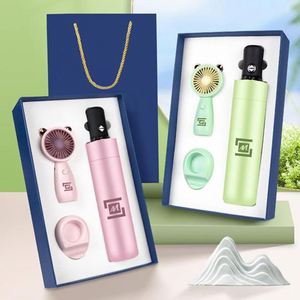 Regalo para el Regreso a Clases, Regalo Creativo, Producto en Blanco para Imprimir Logotipo, Conjuntos de Sombrillas con Ventilador, Ideas de Recuerdos de Verano, Regalo para Actividades Empresariales - Product Image 4