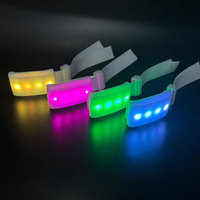 Bracelet lumineux en silicone contrôlé par Wifi LED Bracelet lumineux à LED DMX pour concert et fête