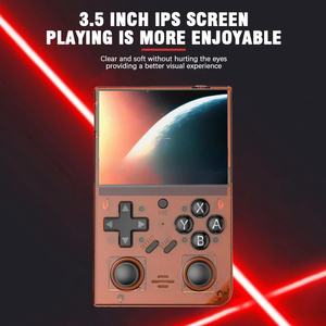 R35 Plus Mini lecteur de jeu portable de poche 3.5 pouces IPS écran Console De <span class=keywords><strong>Jeux</strong></span> vidéo avec système Linux R36s Mini Console - Product Image 5
