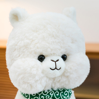 Animaux en peluche en coton PP personnalisables, brodés, mignons, doux, jouets en peluche, oreiller, fonction anti-stress, alpaga pour enfants, grande taille
