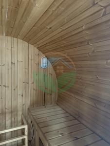 سعر منخفض في الهواء الطلق 1-2 شخص الشوكلوك برميل ساونا سخان كهربائي تقليدي ساونا للبيع - Product Image 6