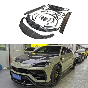 Adecuado para la modificación de fibra de carbono del URUS, juego completo de accesorios envolventes: alerón delantero y trasero. - Product Image 1