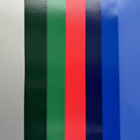 Bâche industrielle renforcée en tissu polyester tissé enduit de PVC 650 g/m² ANMX pour projets d'exportation