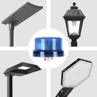CNRIYA BF-652GL 105-305V Lámpara de Calle Tipo Anillo Día/Noche con Sensor Fotoeléctrico, Enchufe con Bloqueo Giratorio IP54 LED (Material PP/PC) UV
