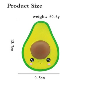 New Slow Rising Big Size Avocado <b>Squishy</b> Toy PU Foam Anti-Stress Sensory Toy with Scented Design for Unisex - Product Image 5