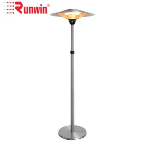 3KW glass halogen lamp standing electric thermal fluid heater