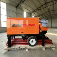 Pompe à béton mini-compacte et efficace pour le coulage de colonnes structurelles à niveaux variés