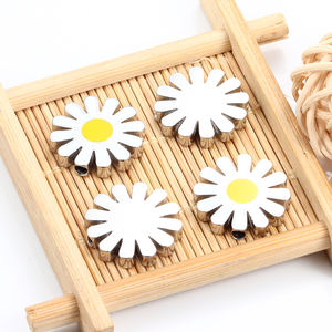 Unisex grazioso <span class=keywords><strong>ciondolo</strong></span> <span class=keywords><strong>margherita</strong></span> modello di forma originale Pan charm bracciale per fare perline gioielli fai da te per donna uomo - Product Image 5