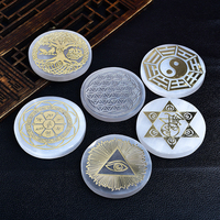 <strong>Best</strong> Quality Selenite Charging Plate Hot <strong>Selling</strong> Feng Shui <strong>Crystal</strong> <strong>Stone</strong> for Healing Carved Cross Animal Design Directly for