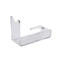 Support de présentation transparent en acrylique en forme de U pour pistolets, porte-armes de collection, présentoir pour modèles de pistolets jouets, vente en gros