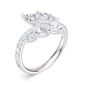 Nouvelle bague pour femme en argent S925 en forme de poire, goutte d'eau, luxe léger, exquise, mode, haute qualité, bijoux de mariage, vente en gros - Product Image 4