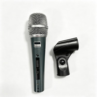 Microphone dynamique filaire exclusif transfrontalier BETA57A, directivité cardioïde, réponse en fréquence 100Hz-20kHz, audio haute qualité prêt à l'emploi