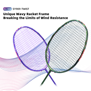 Nouvelle Arrivée Raquette <span class=keywords><strong>de</strong></span> <span class=keywords><strong>Badminton</strong></span> 5U Ultra Légère 100% Carbone avec Amortisseur <span class=keywords><strong>de</strong></span> Chocs et Tige Haute Résistance pour Compétition Adulte Homme Femme - Product Image 2