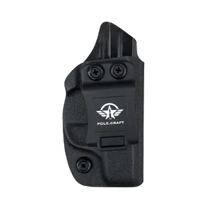 POLE.CRAFT IWB KYDEX Holster Fits: Ruger LCP 380 Holster - Inside Waistband concealed Carry Holster - Adj. Cant Retention