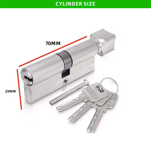Ensemble de serrures de porte modernes en acier inoxydable avec poignée à mortaise pour salle de bain et cuisine, usage domestique, vente en gros - Product Image 4