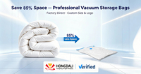 Sacs de rangement sous vide compacts pour voyage, économiseurs d'espace avec pompe manuelle pour vêtements, bagages, sacs à dos, maison