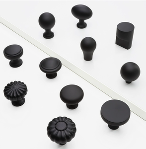 Tiradores Modernos para Muebles de Dormitorio y Baño, Manijas de Cocina de Aleación de Zinc, Tiradores Negros y Dorados para Cajones y Armarios - Product Image 6