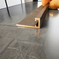 LUXING Plinthe micro encastrée en alliage d'aluminium série 6000, à souder et à découper, pour décoration murale – Grande Vente