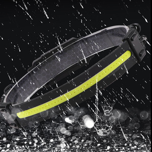 Lampe frontale XPG Sensor Cob 1200 mAh rechargeable LED lumière blanche pour extérieur, pêche, zoom réglable, bande ajustable - Product Image 2