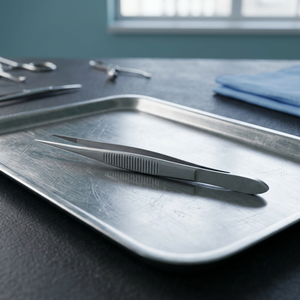BK Industries Pince à éclats dentaires en acier inoxydable argenté, poignée moletée, instrument chirurgical manuel de classe I, 12 positions de mâchoires - Product Image 5