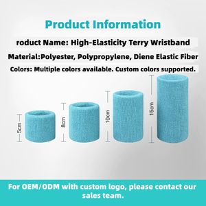 Yüksek kaliteli pamuk ter bandı katı bilek ter bandı hafif kadınlar/erkekler kuru kavrama sönümleme Yoga Fitness spor desteği - Product Image 3