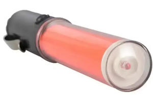 Bâtons lumineux de signalisation routière à LED portatifs à éclairage supérieur blancs de 26 cm, à piles, clignotants, de sécurité, pour l'extérieur - Product Image 2