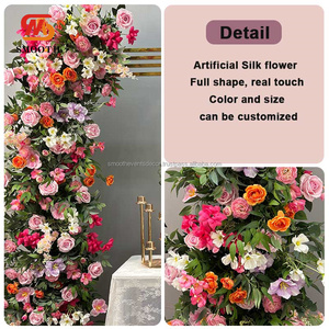 Arco de Flores Artificiales de Seda de la Serie Rosa Personalizado SMOOTH para Decoración de Bodas - Product Image 2