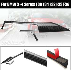 2 ชิ้น/ชุดคาร์บอนไฟเบอร์สไตล์แผงควบคุมกลางสำหรับ BMW F30 F34 F32 F33 F36 - Product Image 3