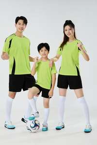 Uniforme de Fútbol Personalizado para Adultos y Niños, Absorbente de Sudor, Transpirable, de Secado Rápido, para <span class=keywords><strong>Entrenamiento</strong></span> y Competencia, de Manga Corta - Product Image 3