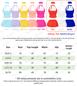 Thứ 4 của July biểu tượng tùy chỉnh Phụ nữ mùa hè cotton backless dây Tank Top vest <span class=keywords><strong>Mini</strong></span> váy quần short phù hợp vớ<span class=keywords><strong>i</strong></span> hai mảnh đặt phụ nữ quần áo - Product Image 3