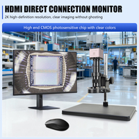 Caméra de microscope d'inspection SMT pour PCB HD 2K EOC 10-600X OEM pour usines d'électronique au Vietnam, en Thaïlande et en Malaisie - Vente en gros
