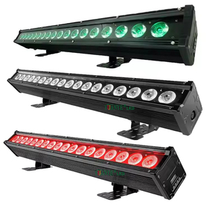 Lampu Strip satu baris dan dua baris DMX pixel poin 9-14-18-24 lampu lanskap LED Pixel Linear DMX512 RDM mesin cuci dinding - Product Image 3