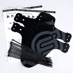 2 Paket <span class=keywords><strong>Fender</strong></span> Sepeda Gunung Ringan Depan/Belakang Kompatibel dengan Ukuran Roda Sepeda 26 inci - Product Image 5