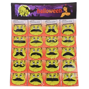 Tự dính ria mép dính trên ria mép trang phục halloween bên râu trang phục phụ kiện cho người lớn màu đen - Product Image 1