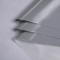 Tissu en fibre de verre revêtu de silicone-résistant à la chaleur, ignifuge à haute température, résistant au feu.