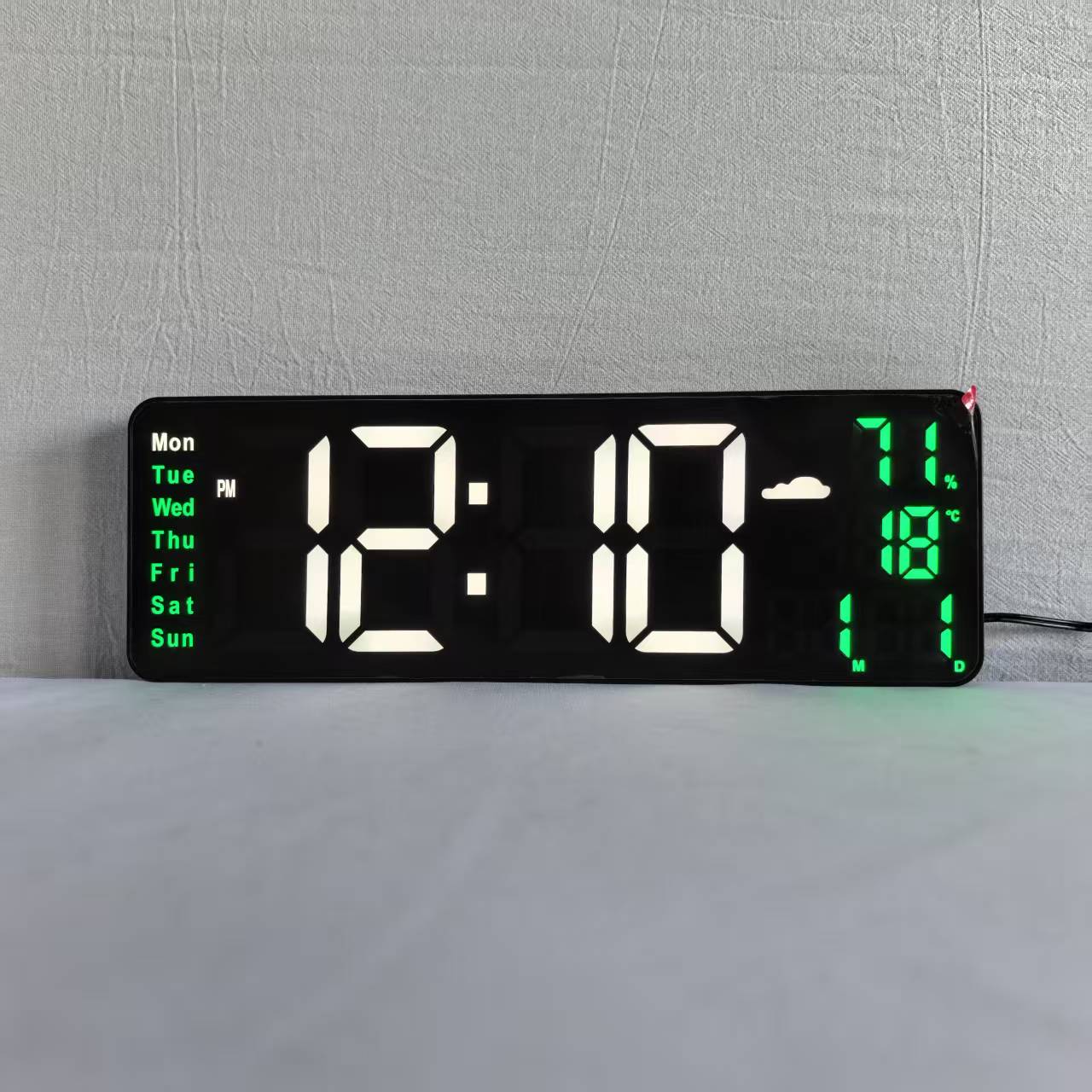 Black shell with white light