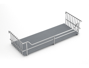 Modern Compact <b>Tall</b> Kitchen Cabinet With Soft Close Clip On Baskets And Anti Slip Liner Trays For <b>Storage</b> - Product Image 3