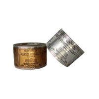 Emballage de logo imprimé étanche personnalisé brillant Hinyl autocollants de découpe personnalisés holographiques étiquettes en métal et aluminium