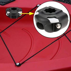 Support de canne à pêche ABS, support de canne à pêche pour kayak, canoë, bateau, équipement de pêche - Product Image 1