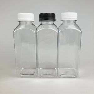 Botella Cuadrada para Jugo de 16 <span class=keywords><strong>Onzas</strong></span>, <span class=keywords><strong>12</strong></span> <span class=keywords><strong>Onzas</strong></span> y 8 <span class=keywords><strong>Onzas</strong></span>, PET Libre de BPA - Product Image 6