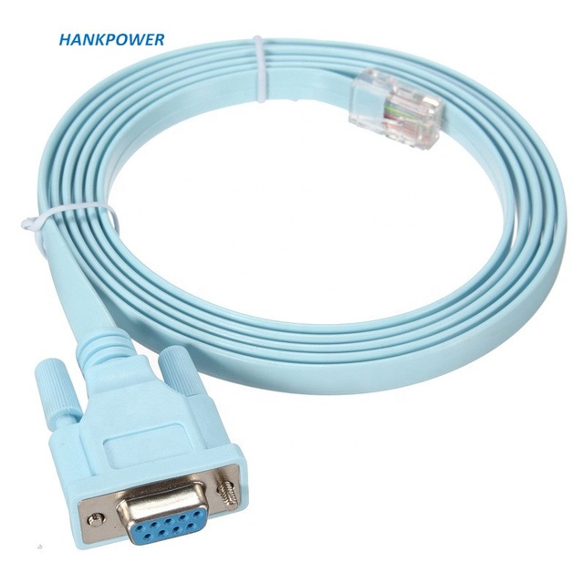 DB9 to RJ45 Ethernet Cable RJ45 to RS232 Network Cable DB9 to Network Interface Console Cable for CISCO Switch Router