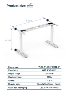 <span class=keywords><strong>2025</strong></span> Chất lượng cao điện nâng cơ chế văn phòng hiện đại bàn có thể điều chỉnh chiều cao đứng bàn khung - Product Image 4
