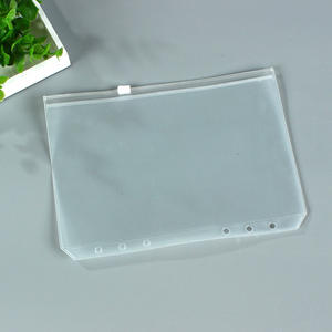 กระเป๋าซิปขนาดเล็ก A7 A5 A6ใสมีช่องใส่วารสารใบยาวแบบหลวมมีช่องเก็บซองจดหมายเงินสดกระเป๋าซิป - Product Image 5