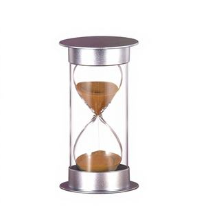 นาฬิกาทรายทรงกรวย 1-60 นาที ทนทานต่อการตกหล่น วัสดุพลาสติกและแก้วทราย ดีไซน์เรียบง่ายทันสมัย รูปทรงกระบอก เหมาะสำหรับเป็นของขวัญทางธุรกิจ - Product Image 5