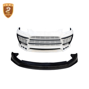 Pour Porsche Cayenne 958 Kit de carrosserie Style <span class=keywords><strong>Lum</strong></span> pare-chocs avant lèvre roue sourcils jupes latérales lumière LED aileron de pare-chocs arrière personnalisé - Product Image 3