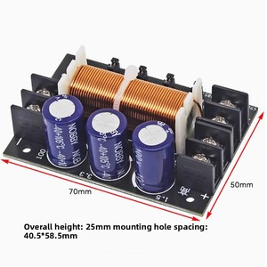 Divisor <span class=keywords><strong>de</strong></span> alta y baja frecuencia Altavoz <span class=keywords><strong>de</strong></span> audio universal no soldable Tablero <span class=keywords><strong>de</strong></span> <span class=keywords><strong>sonido</strong></span> <span class=keywords><strong>de</strong></span> <span class=keywords><strong>2</strong></span> <span class=keywords><strong>canales</strong></span> - Product Image 3